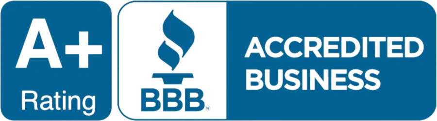 BBB Accredited Business, A+ rating