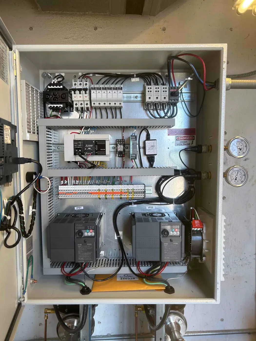 Finished booster pump system in Booster Pump System Replacement in Frederick