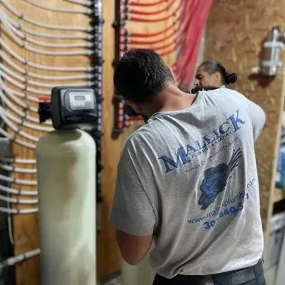 Water quality system installed in a Gaithersburg home
