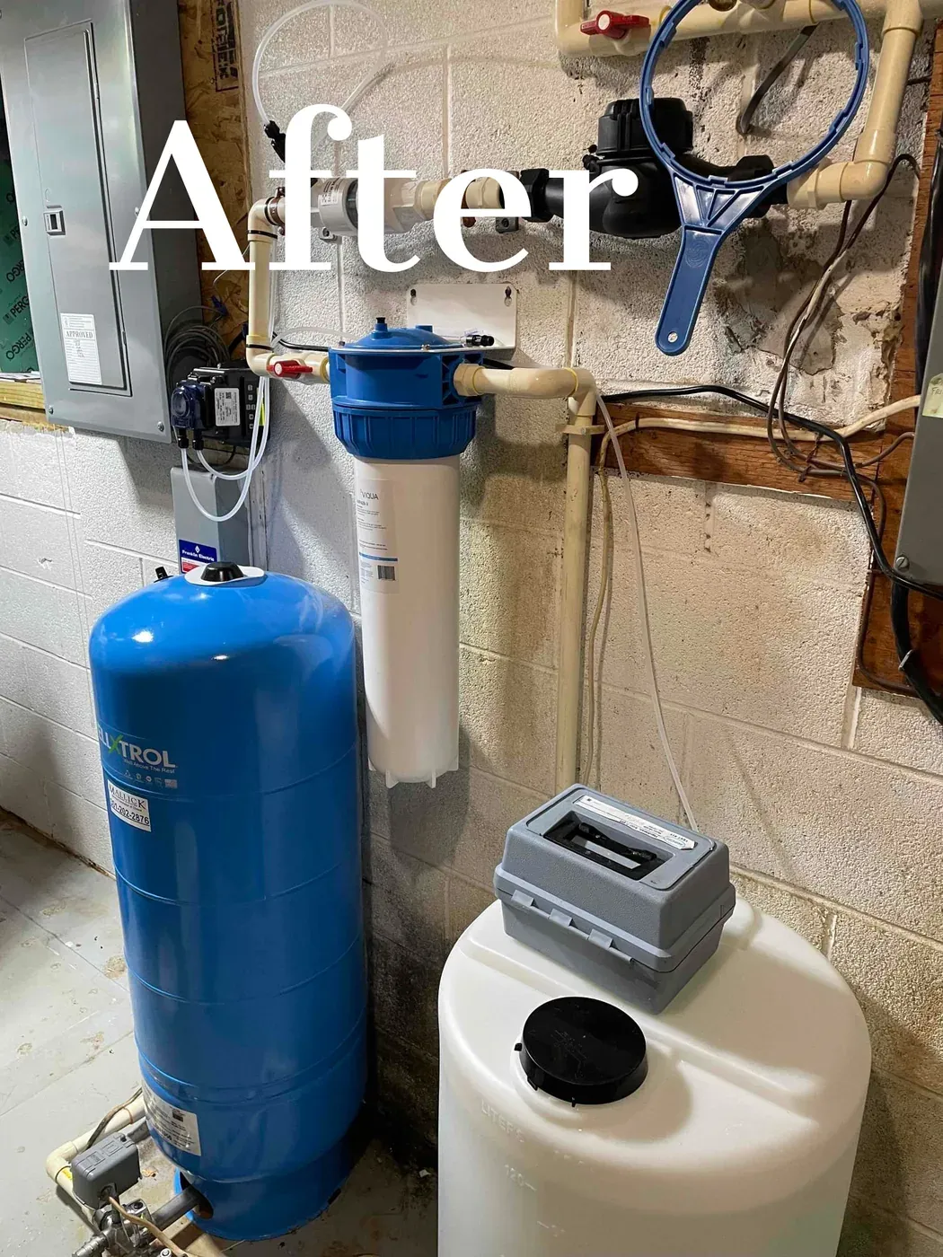 Completed water quality installation in Soda Ash Injection System in Clarksburg